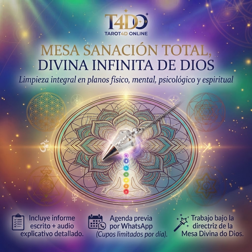 Mesa Sanación Total, Divina Infinita de Dios