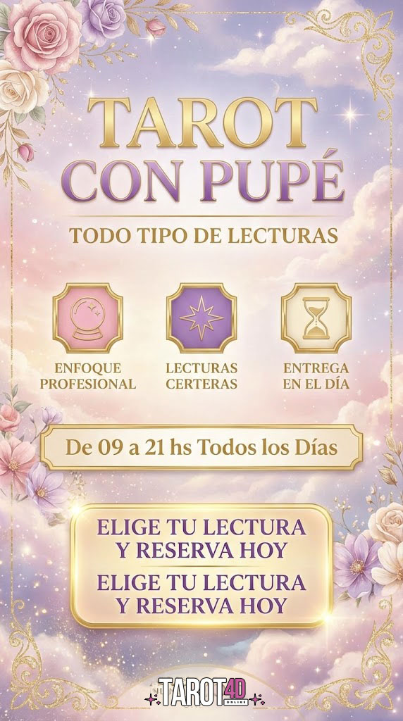 tarot con pupe lecturas de tarot profesionales