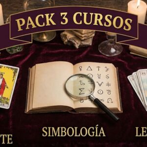 pack 3x1 cursos de tarot