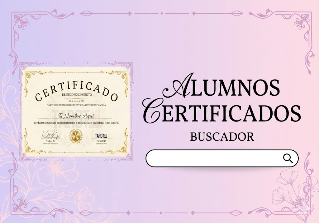 Alumnos de la academia de tarot certificados buscador