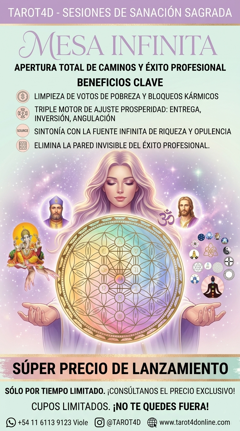 mESAS RADIONICAS PARA SANACIÓN Y DESBLOQUEO SESIÓN
