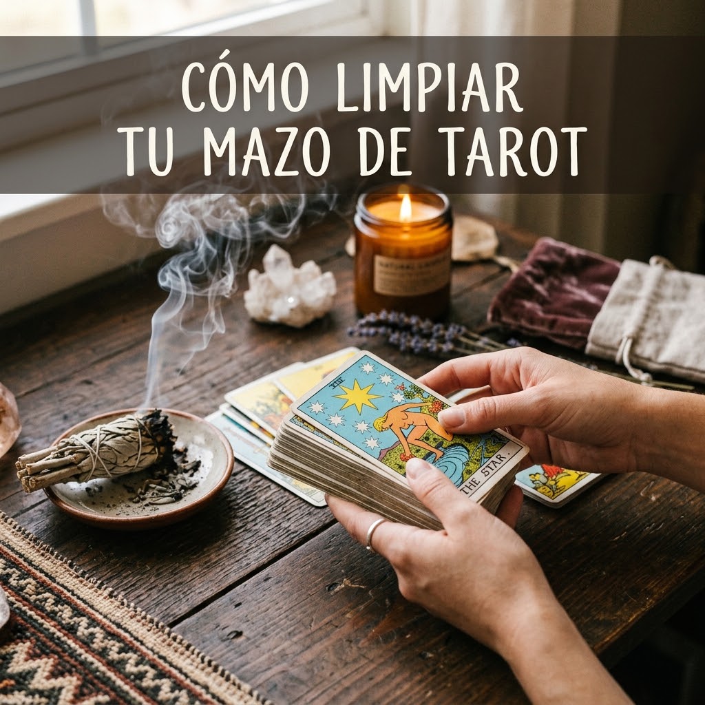 como limpiar le mazo de tarot y cuando